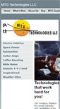 Mobile Screenshot of mtg-technologies.com